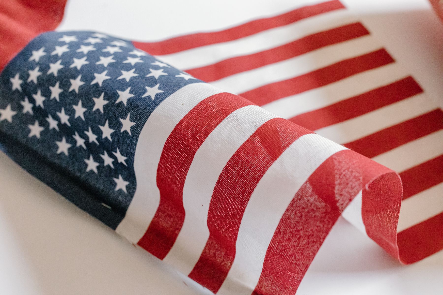 Stars and stripes of the American flag